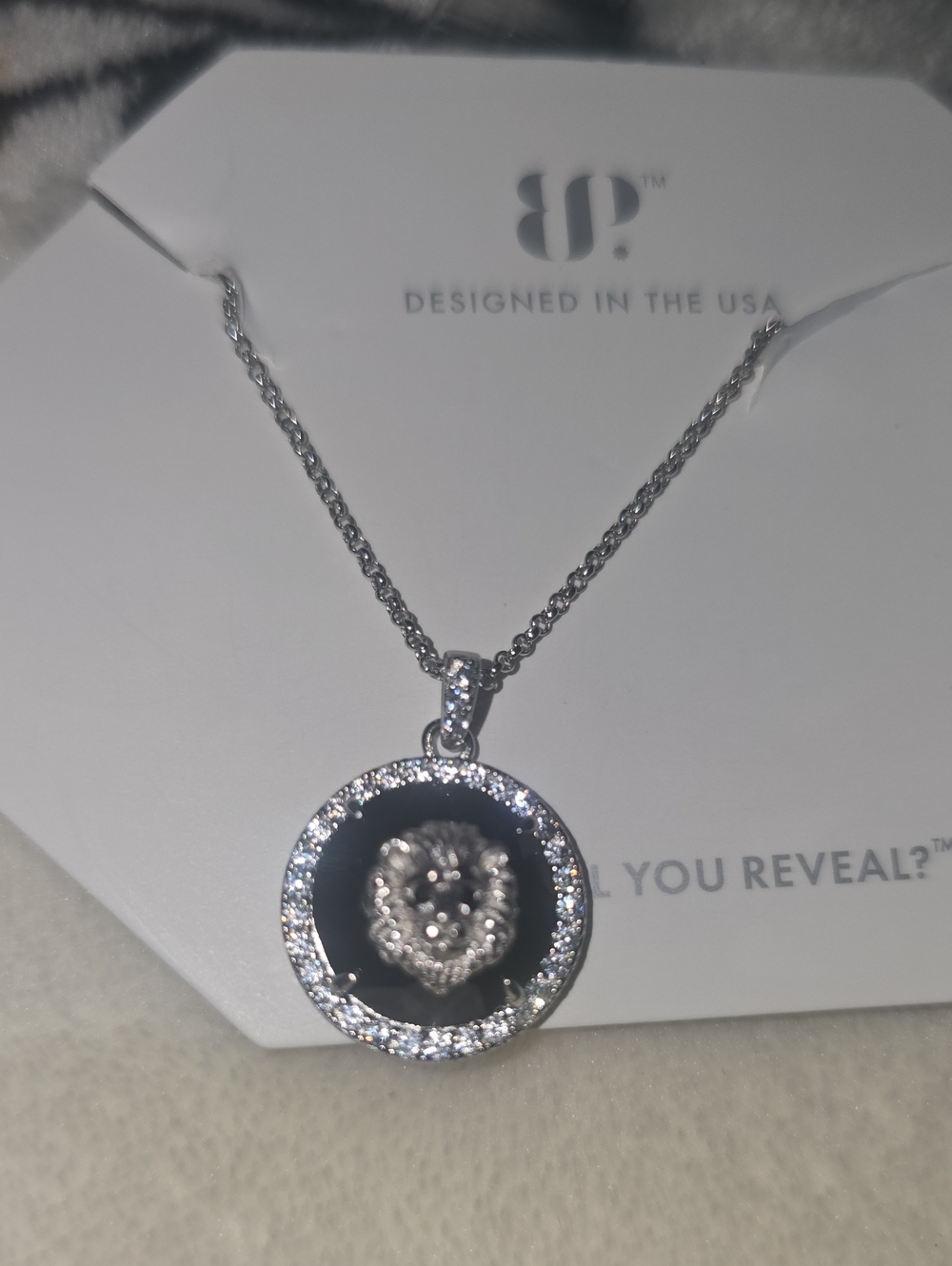 Bomb Party Sterling Club Lion Necklace